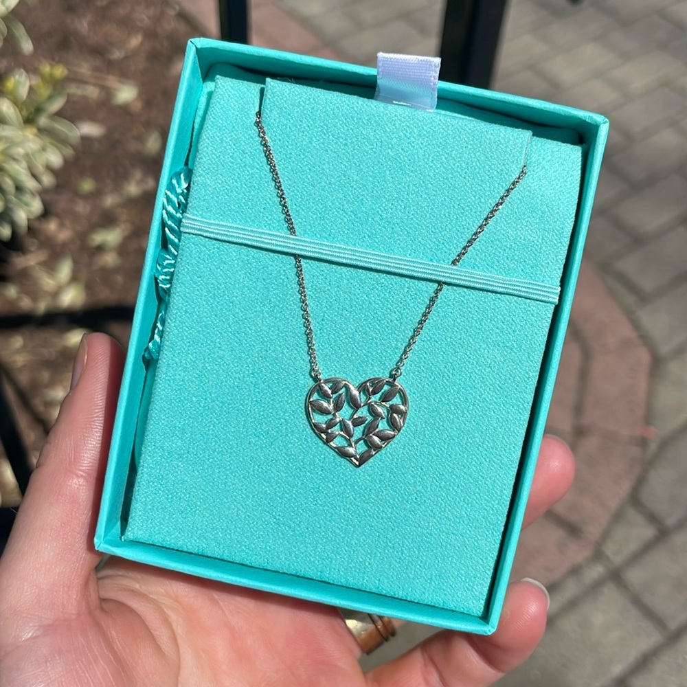 Tiffany & Co. Rose Gold Heart Pendant Necklace